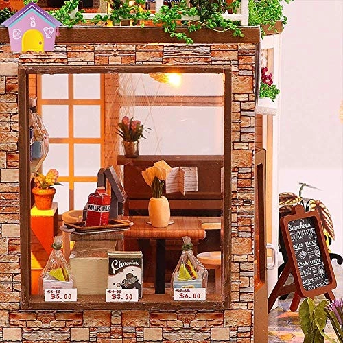 Dollhouse Miniature DIY House Kit - 1:24 Scale