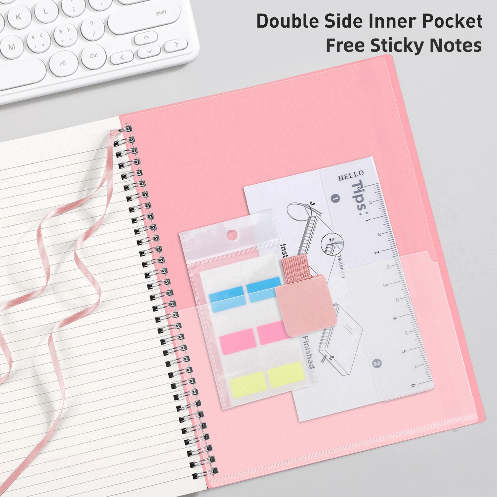 A4 Notebook A4 Spiral - Lined 150 Sheets
