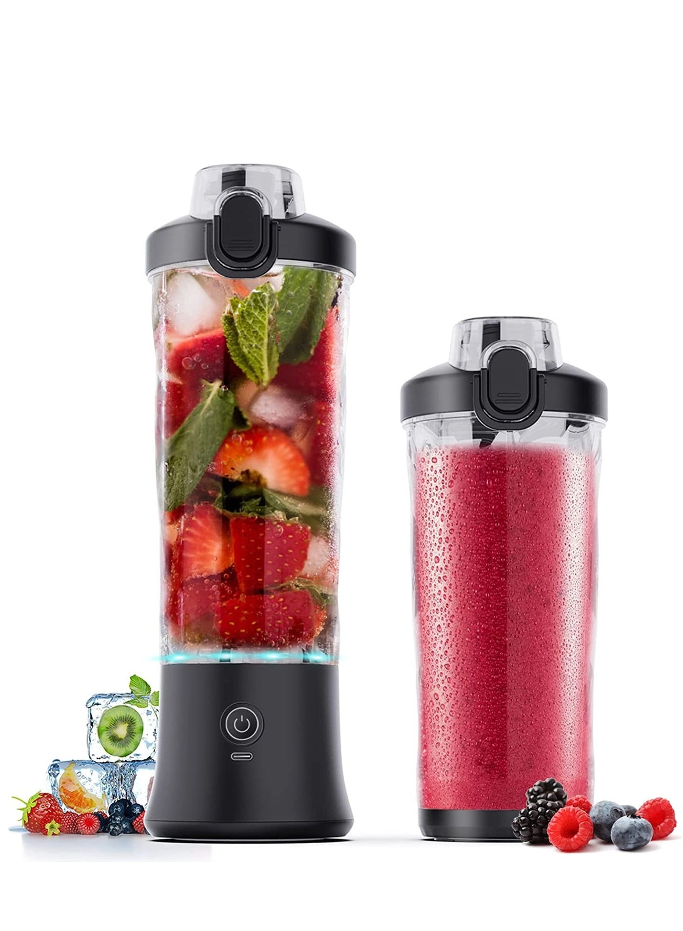 SYOSI Portable Personal Blender - 6-Blade USB Rechargeable Portable