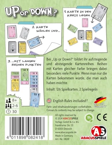 Up or Down? - Card Game (German)