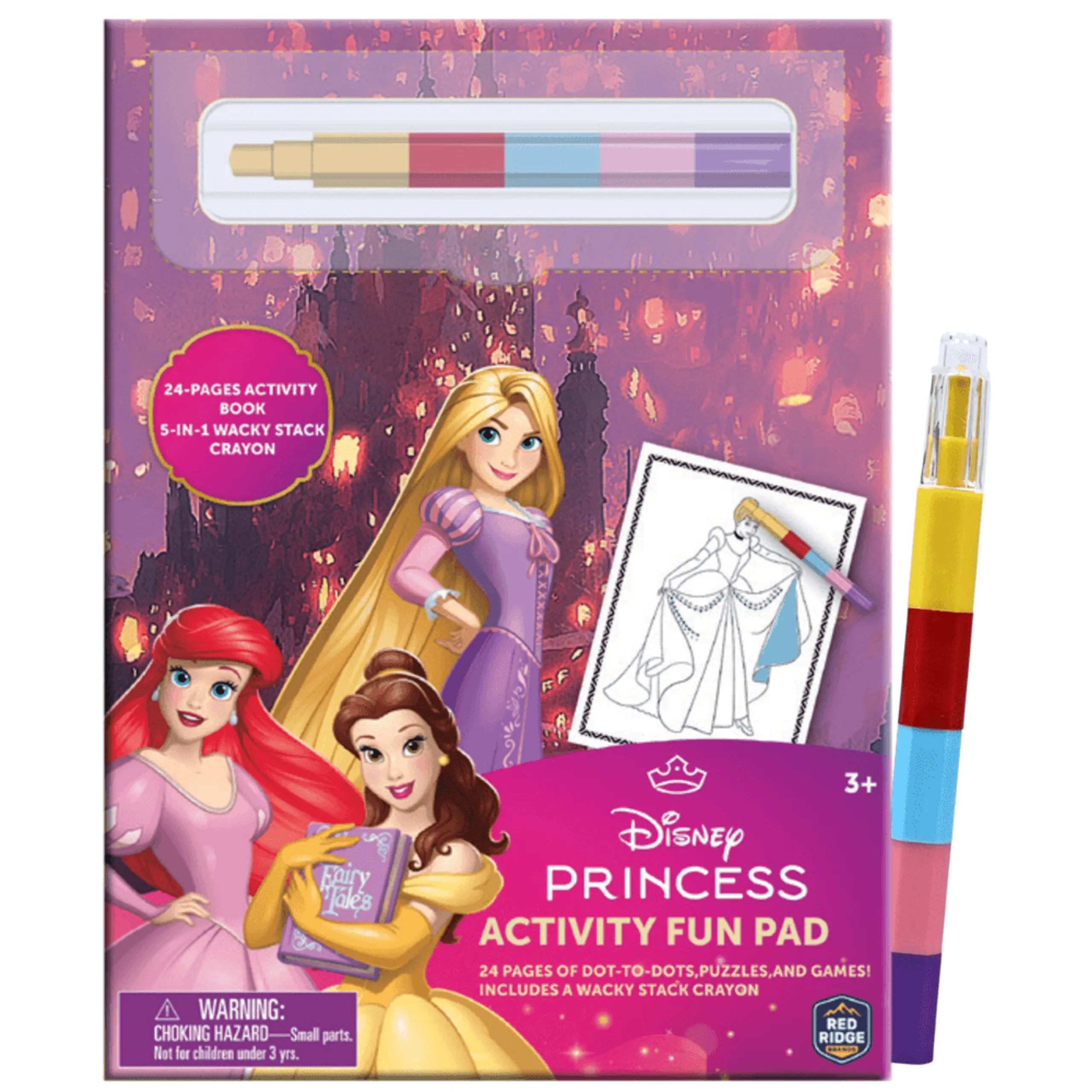 Disney Princess Activity Fun Pad - 5-in-1 Stackable Crayon