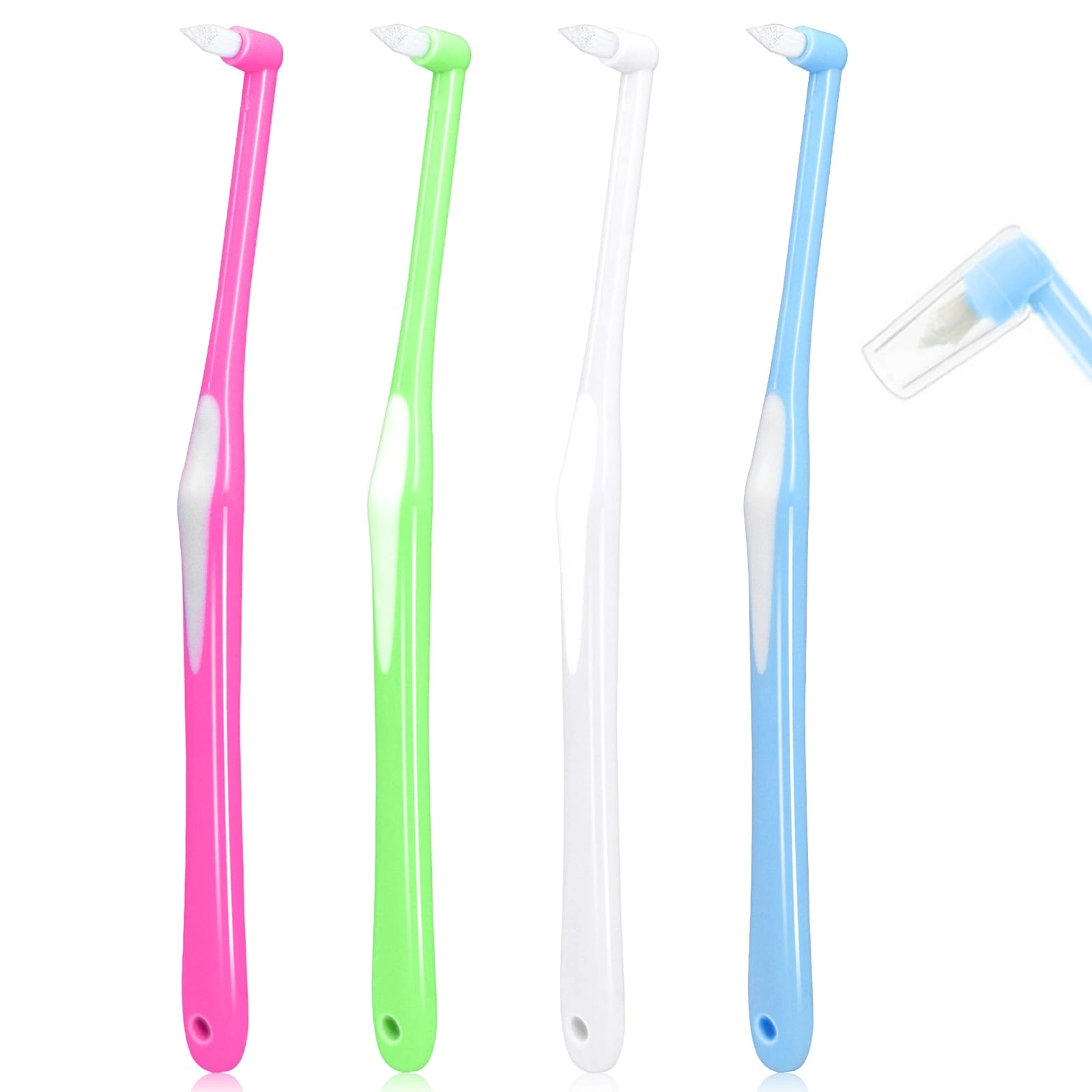 sularpek Interspace Toothbrush - Soft Protective cap 4-Piece Pack