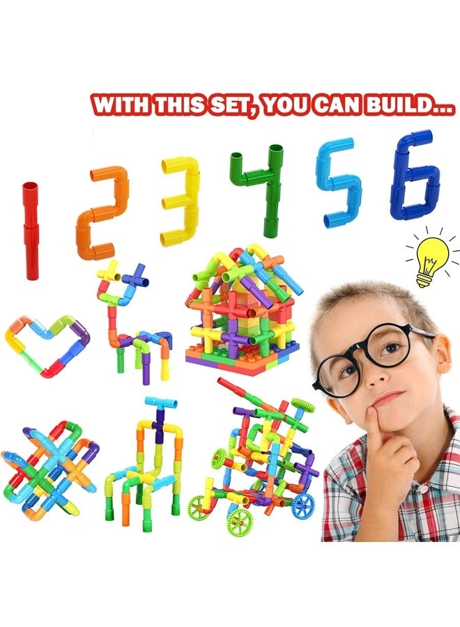 Pipe Building Blocks Set - 96 pcs