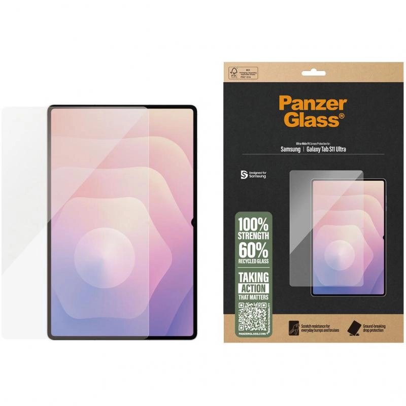 PanzerGlass Ultra-Wide Fit Screen Protector for Samsung Galaxy Tab S11 Ultra