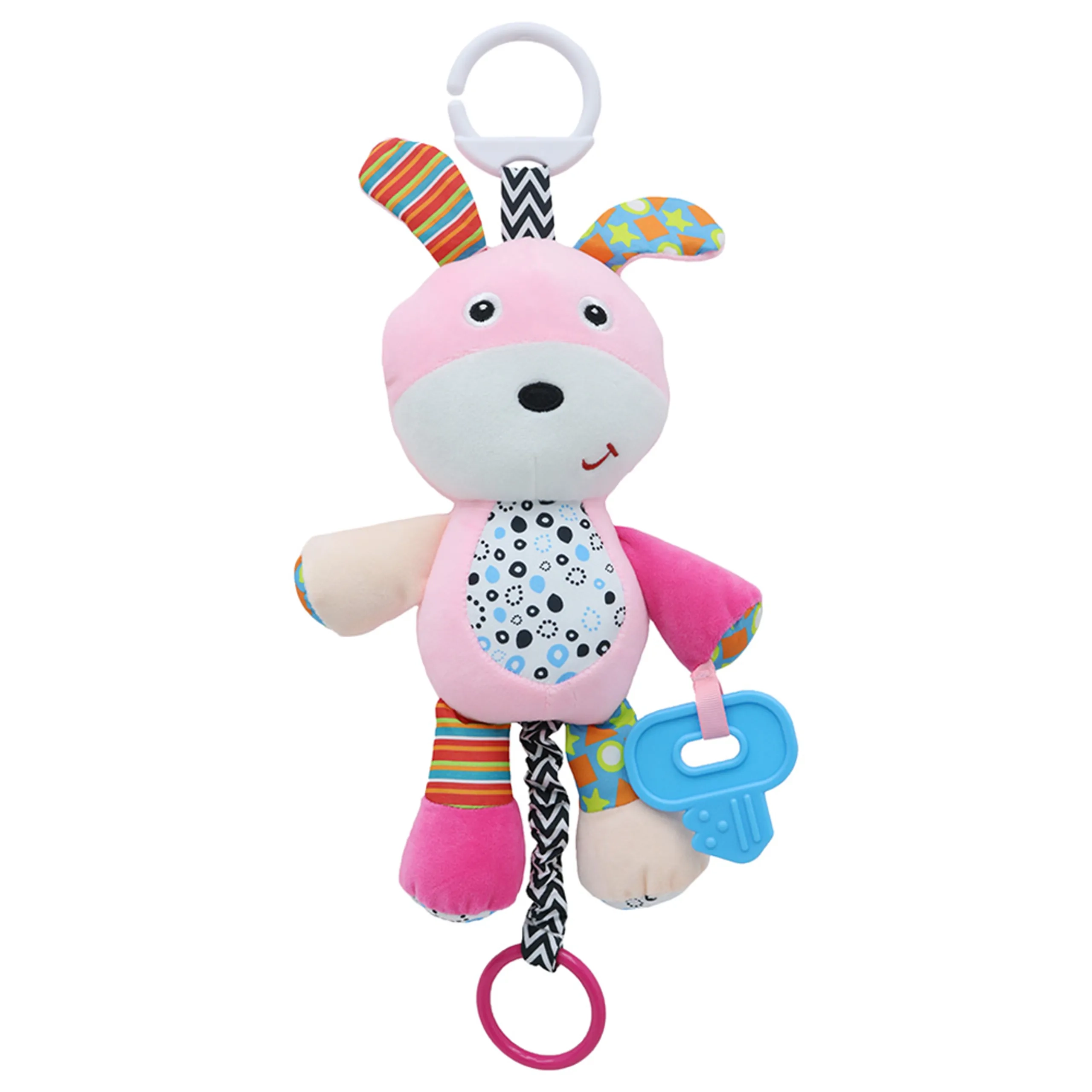 Baby Stroller Plush Hanging Mobile Rattle Toy - Suitable for 3 months and above