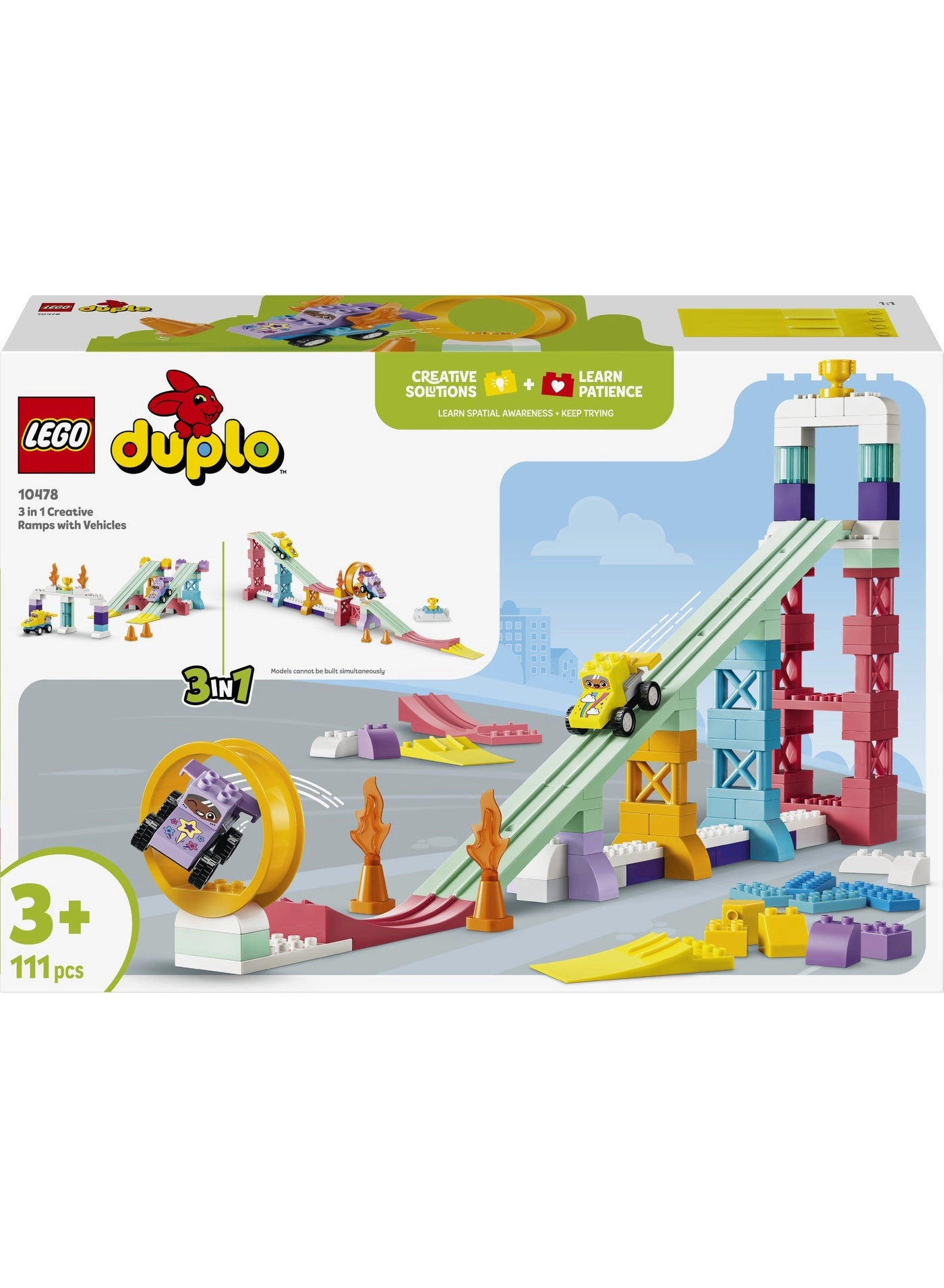 LEGO DUPLO 3 in 1 Creative Ramps with Vehicles