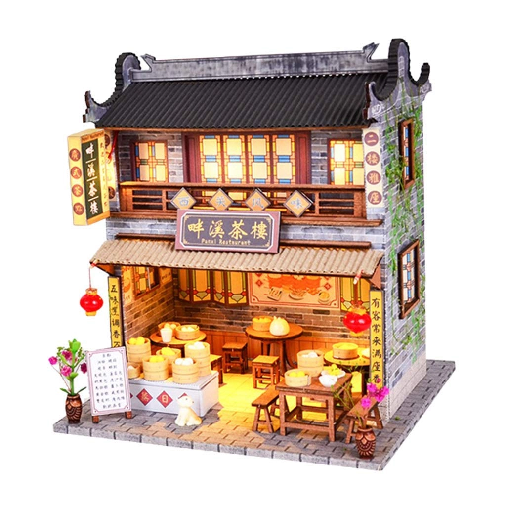 DFBTYG Dollhouse - Teahouse - Antique Chinese 1/24