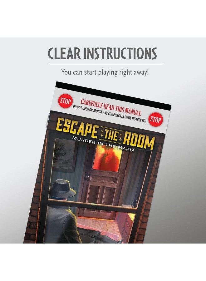 Escape The Room: Murder In The Mafia - Brain Teaser Age 13 And Up