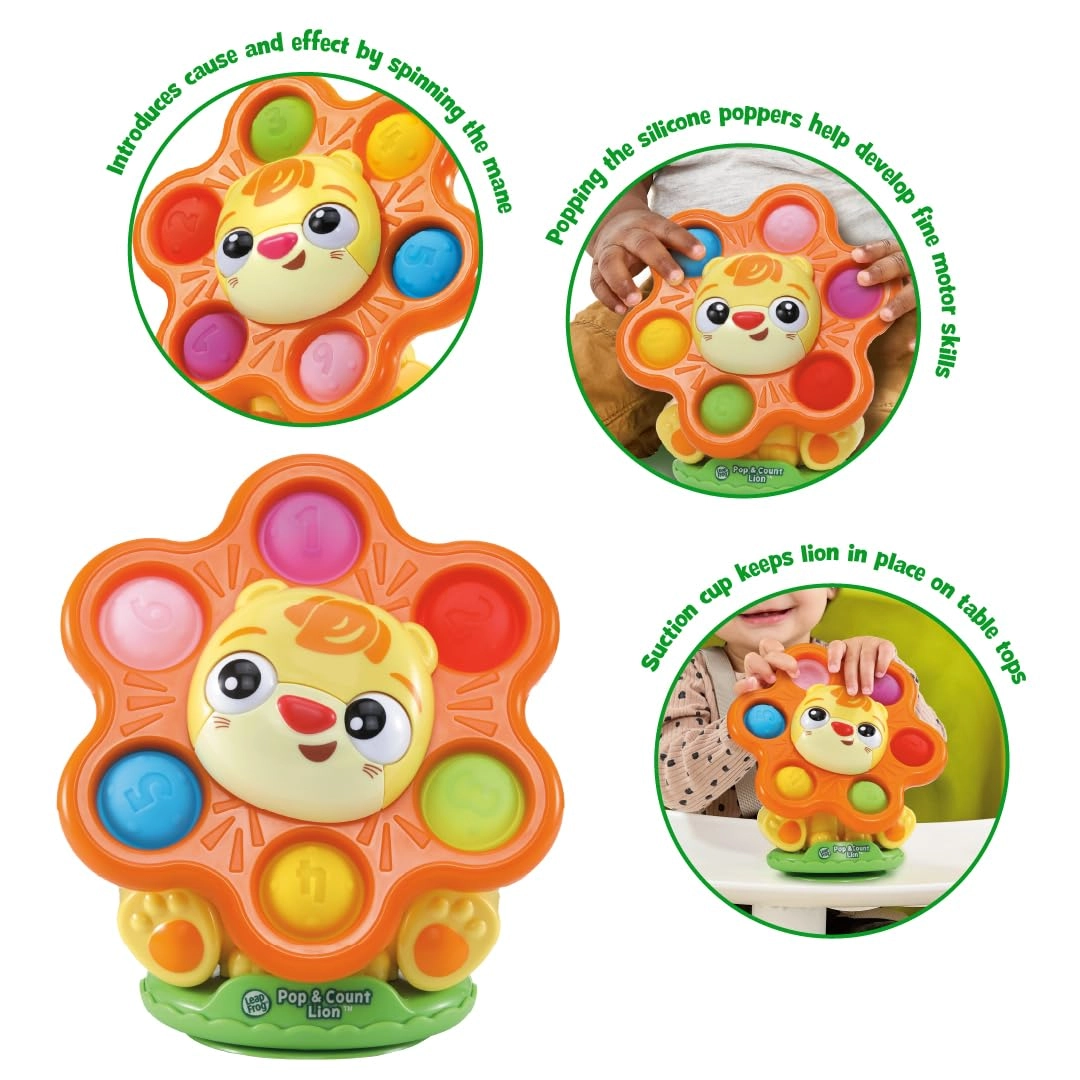 Pop & Count Lion - 6+ months 1 pieces