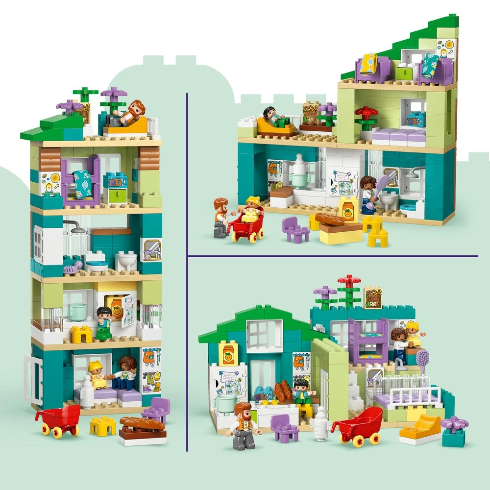 DUPLO Town 3 in 1 Modern Family House (10470) - with Figures