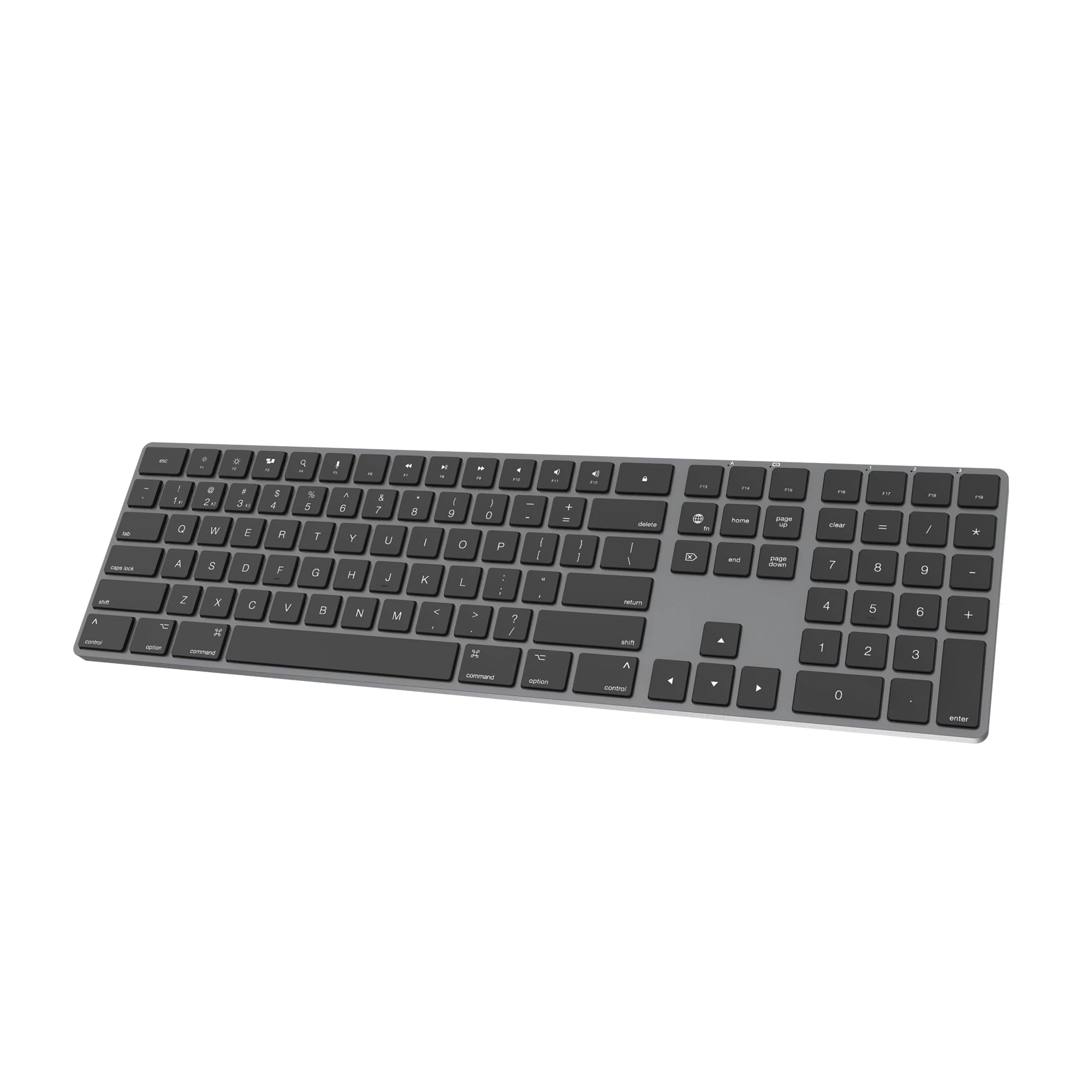 POWZAN Bluetooth Slim Aluminum Keyboard - US Wireless