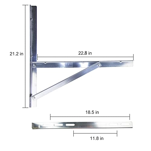 Wall Mounting Bracket - 9000-24000 BTU Stainless Steel