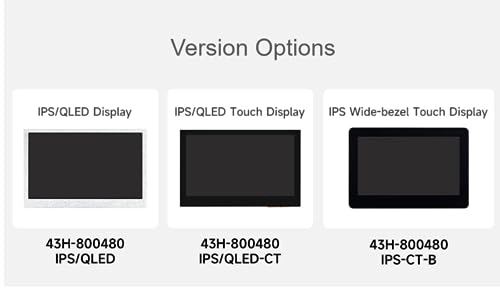 43H-800480 - 4.3 Inches 800 x 480