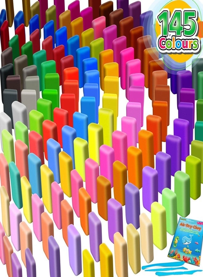 Air Dry Clay - 145 Colors with Tools