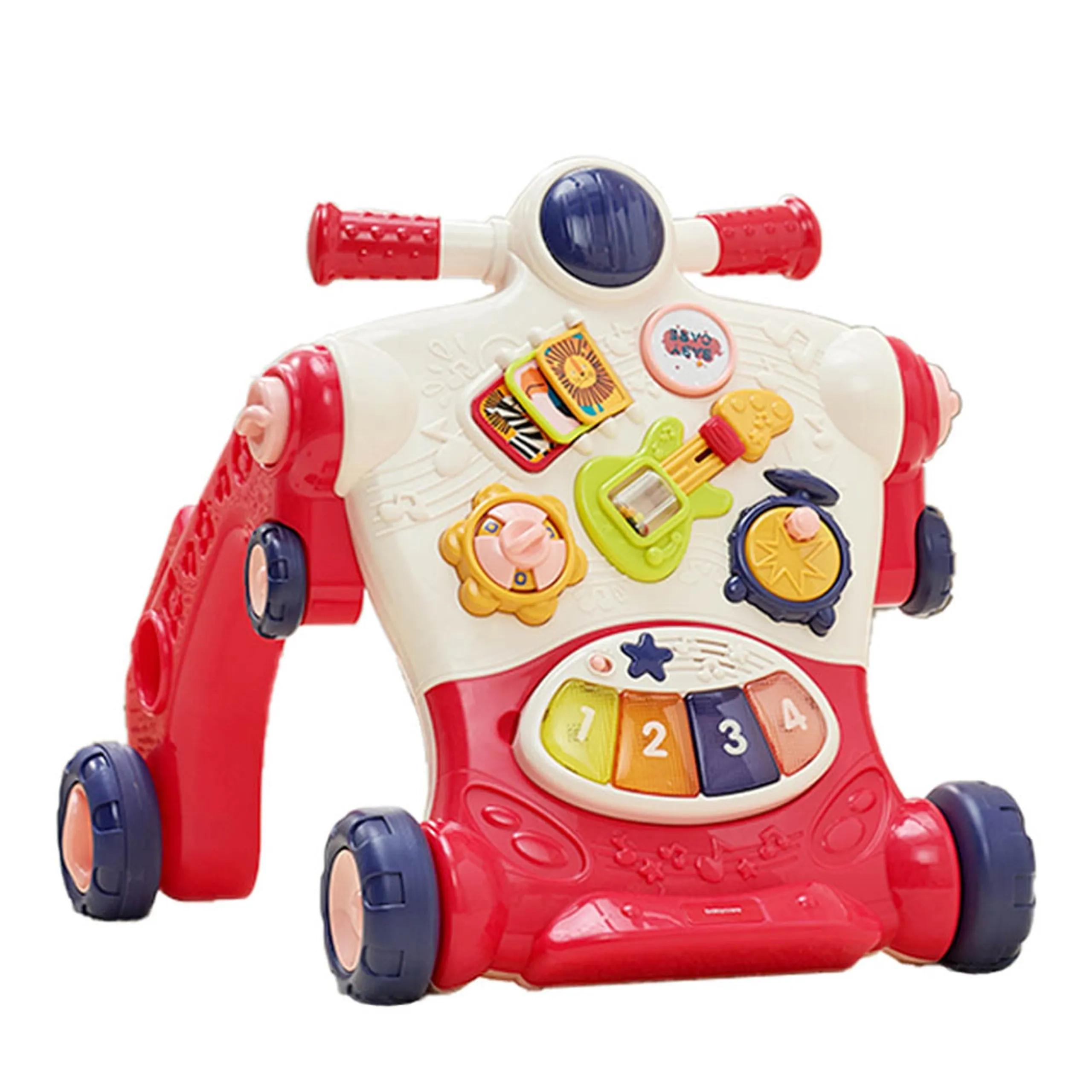 Babycare Ride-On Walker - 2-in-1 2-speed Music Panel