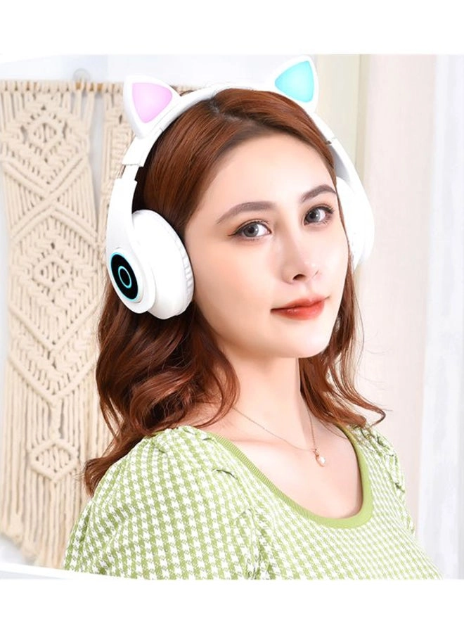Cat Ear Designed Wireless Headphone