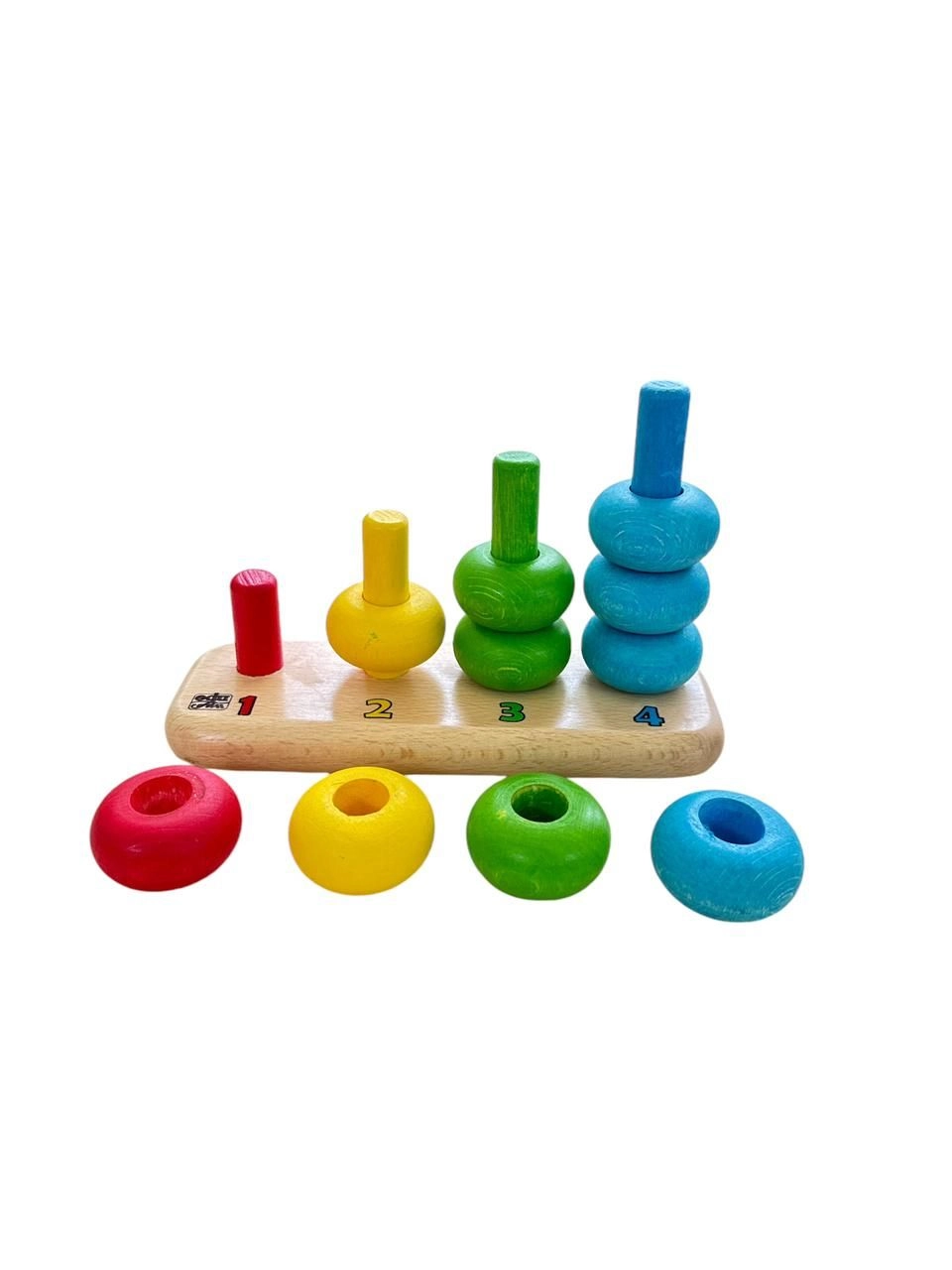 Tower Stacking Rings - Suitable for 2 years and above 10 Pcs