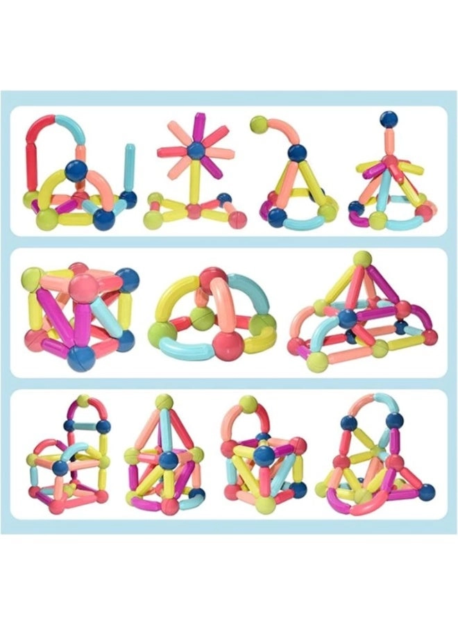 Puzzle magnetic building block - 42 pcs