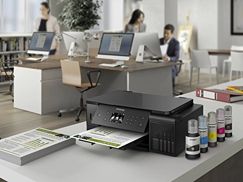 Ecotank L7160 - Dot Matrix Four dyes and a pigment black ink