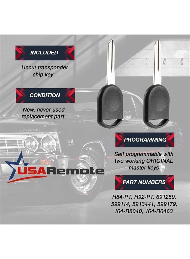 Keyless Entry Remote - 4-btn Set of 2