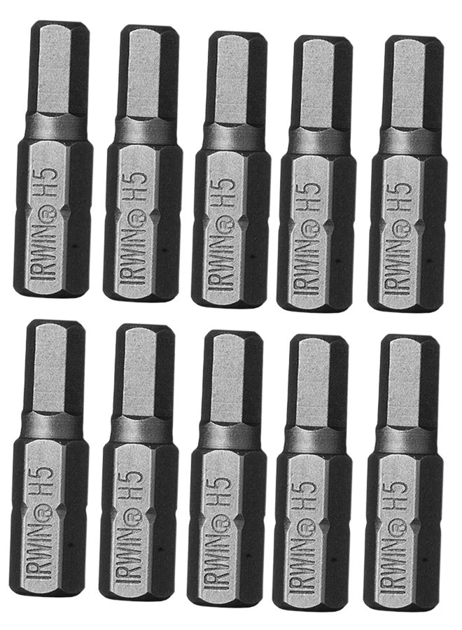 Hexagonal Bits - Pack Of 10 Pieces 8x25mm