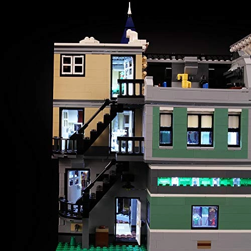 Led Lighting Kit For Assembly Square - Compatible With Lego 10255