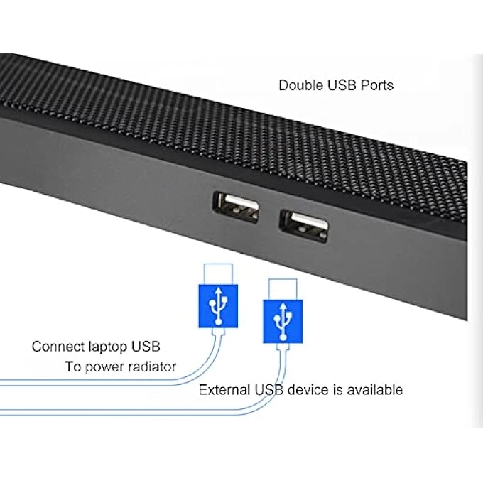 LAPTOP COOLING PAD - 12-17 INCH 6 QUIET FANS