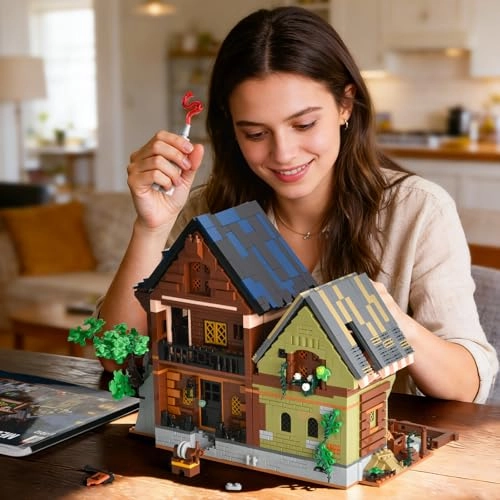 Medieval Mystic Cabin - with Light