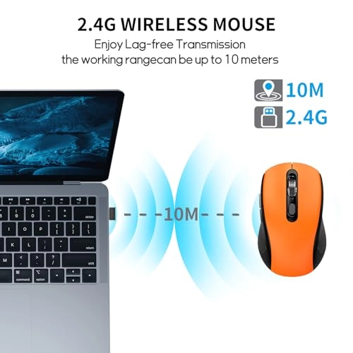 Ergonomic Optical Mouse - USB Wireless