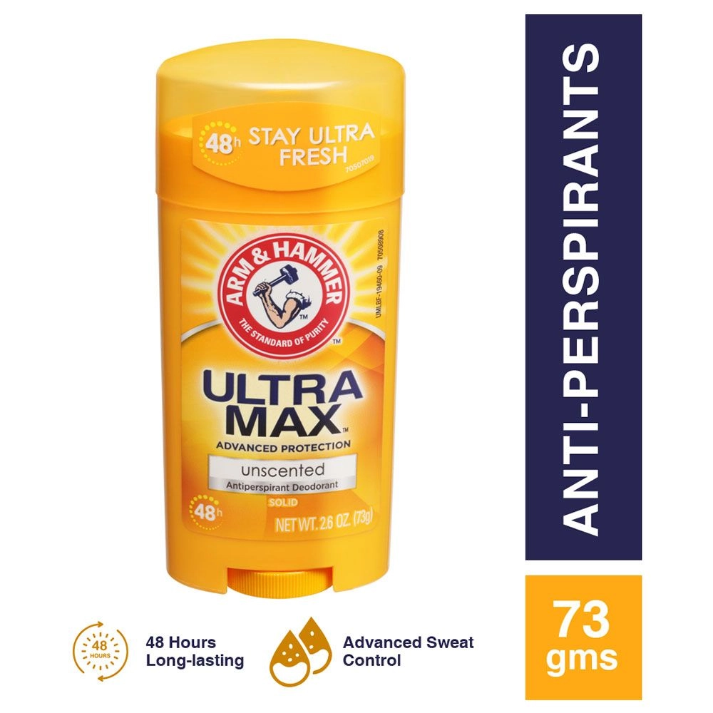 Umax Deodorant Stick - Unscented 73gm