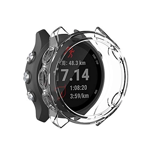 Protective Case for Garmin Forerunner 245 / 245M - TPU Black+Red