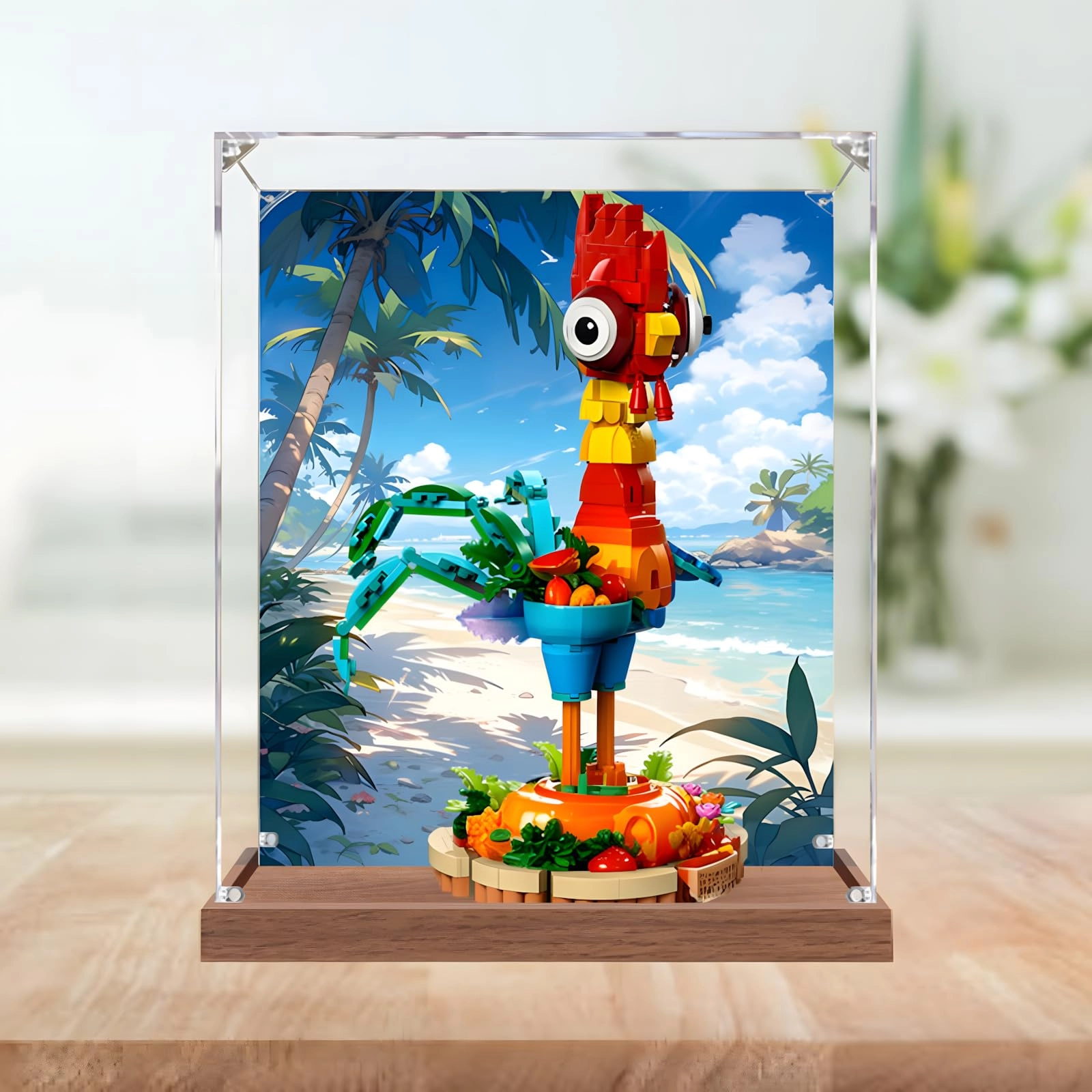 Figures Display Box - 26x26x30cm Acrylic Dustproof Transparent