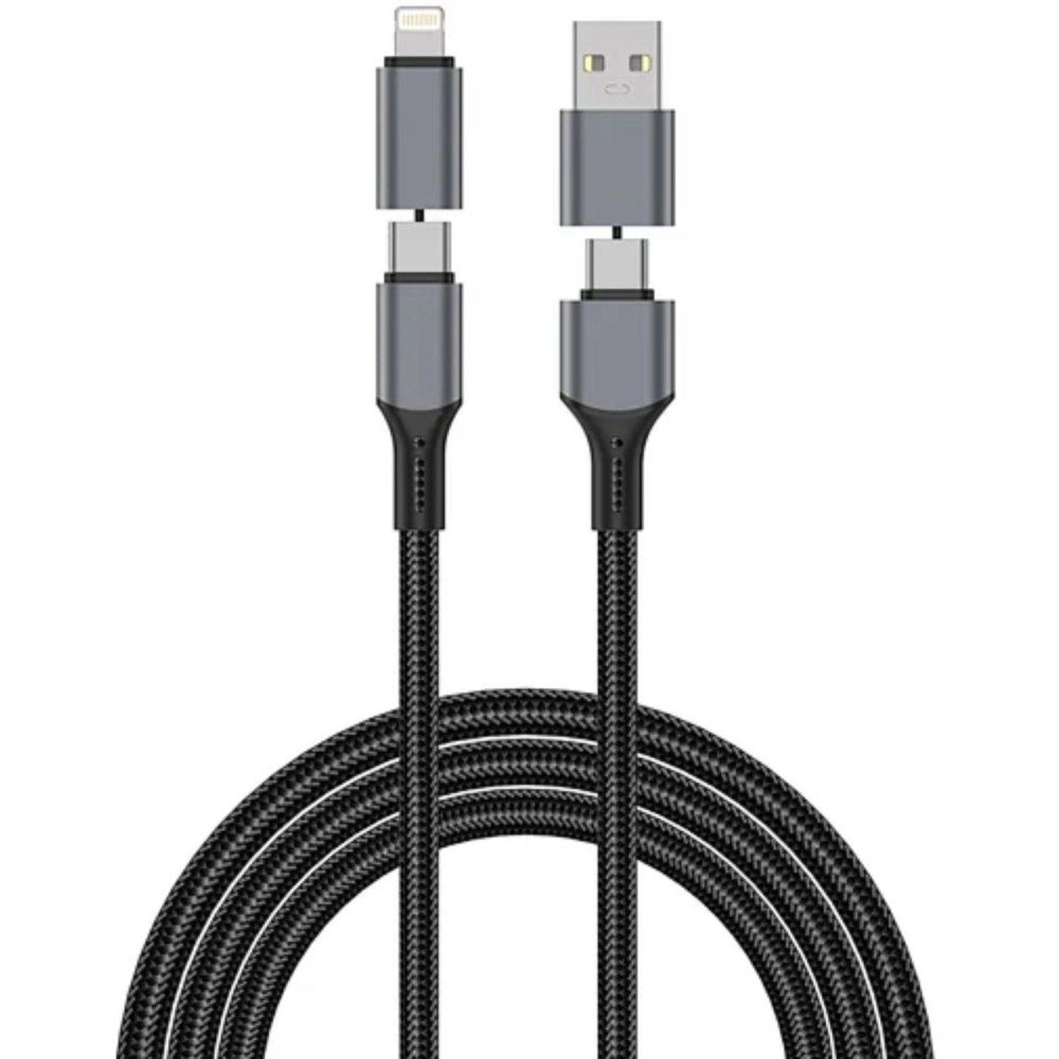 WIWU Cyberlink Cable 100W USB-C to Lightning 1m Braided