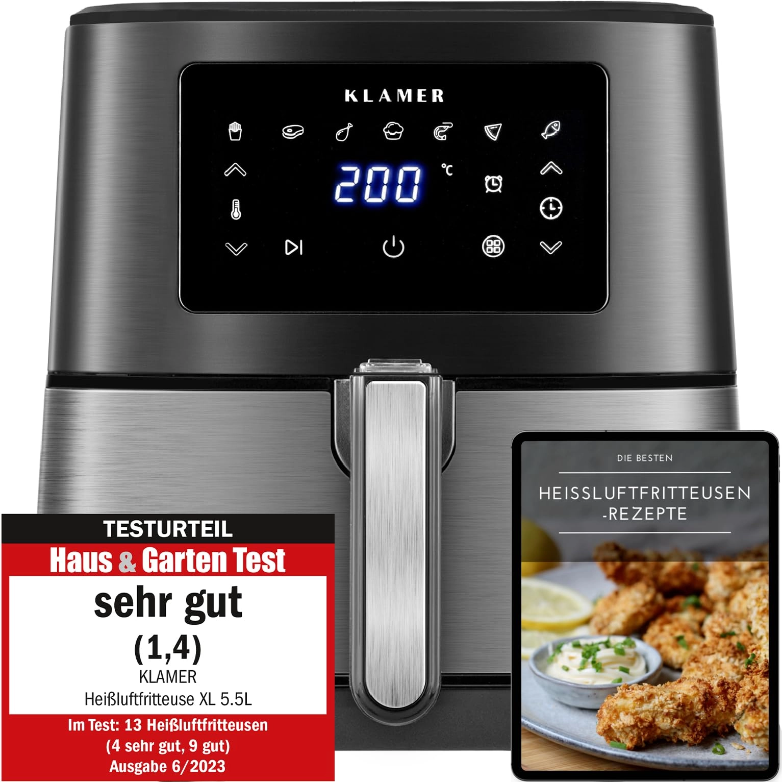 KLAMER Heißluftfritteuse XL 72070