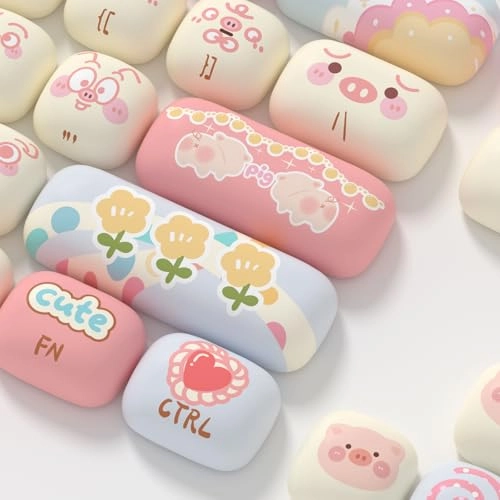 Piggy Party Keycap Set - MOG profile 139-Key