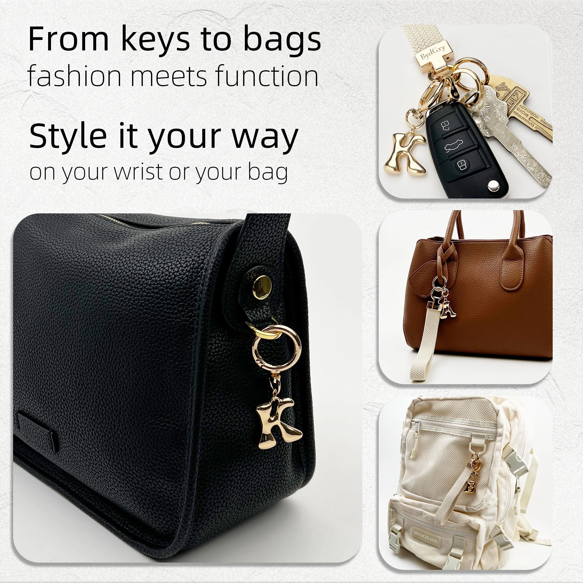 Initial Keychain - Letter