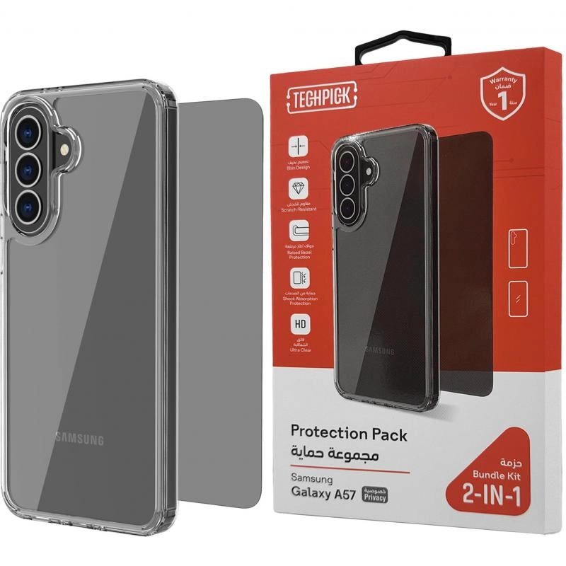 Clear Case + Tempered Glass - Clear for Samsung Galaxy A37 5G