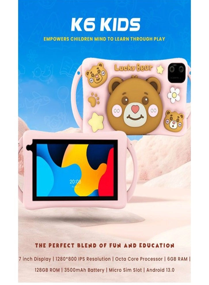 K6 Kids Tablet - 6GB 7 Inch 128GB