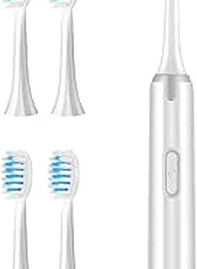 wesievya Electric Toothbrush - 5 Brush Heads Battery Operated