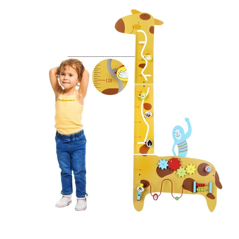 Wooden Activity Puzzle Wall Game Giraffe - Suitable for 12-3 years