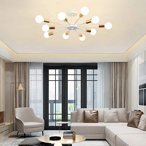 Modern Sputnik Chandeliers - Dimmable