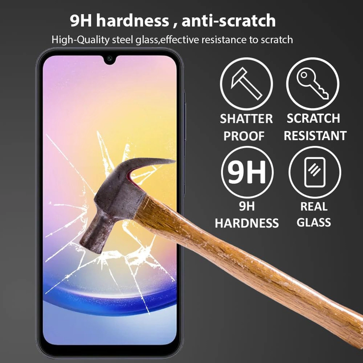 Case Screen Protector for Samsung Galaxy A15