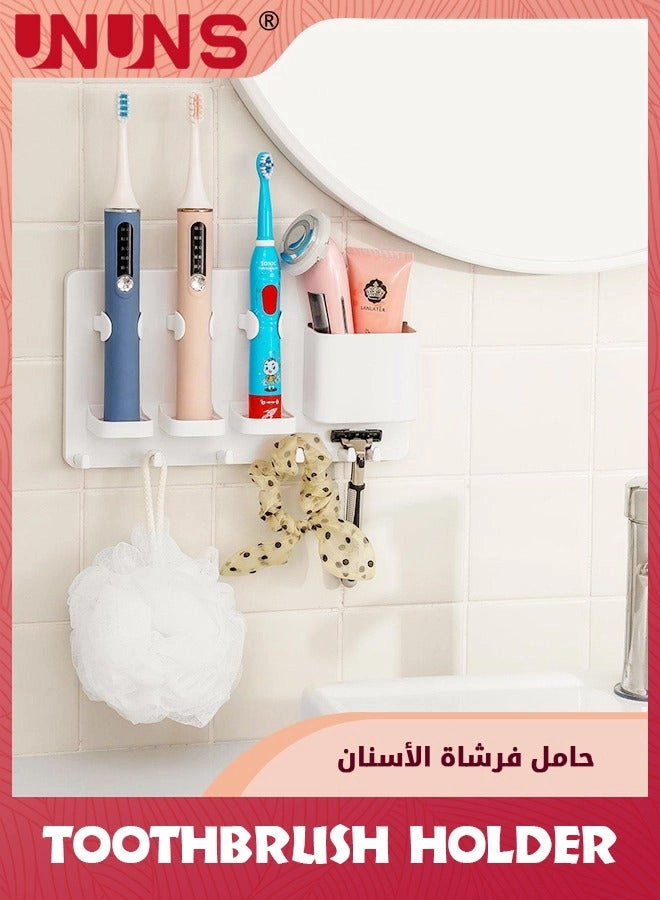 Toothbrush Holder - Wall Mounted 3 slots