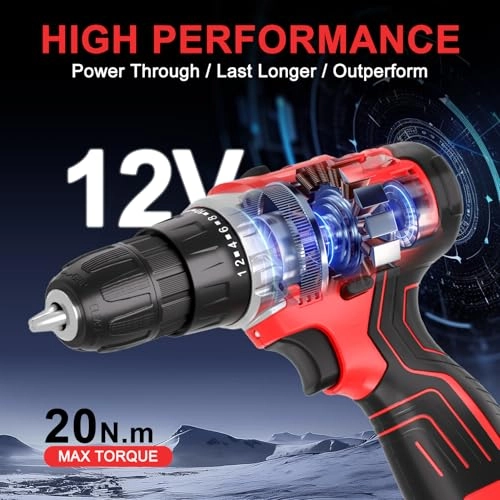 Cordless Drill Set - 18 Watt-hours