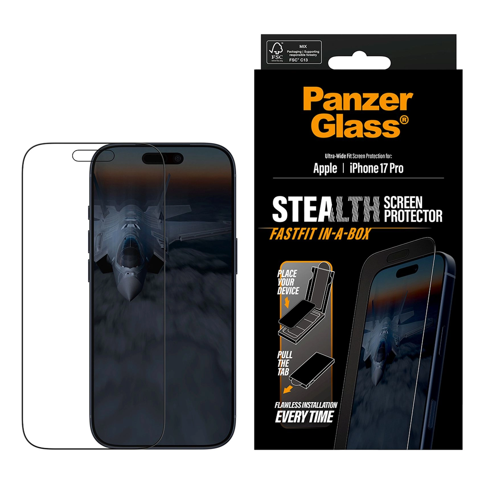 Ultra-Wide Fit Screen Protector for iPhone 17 Pro - EasyAligner