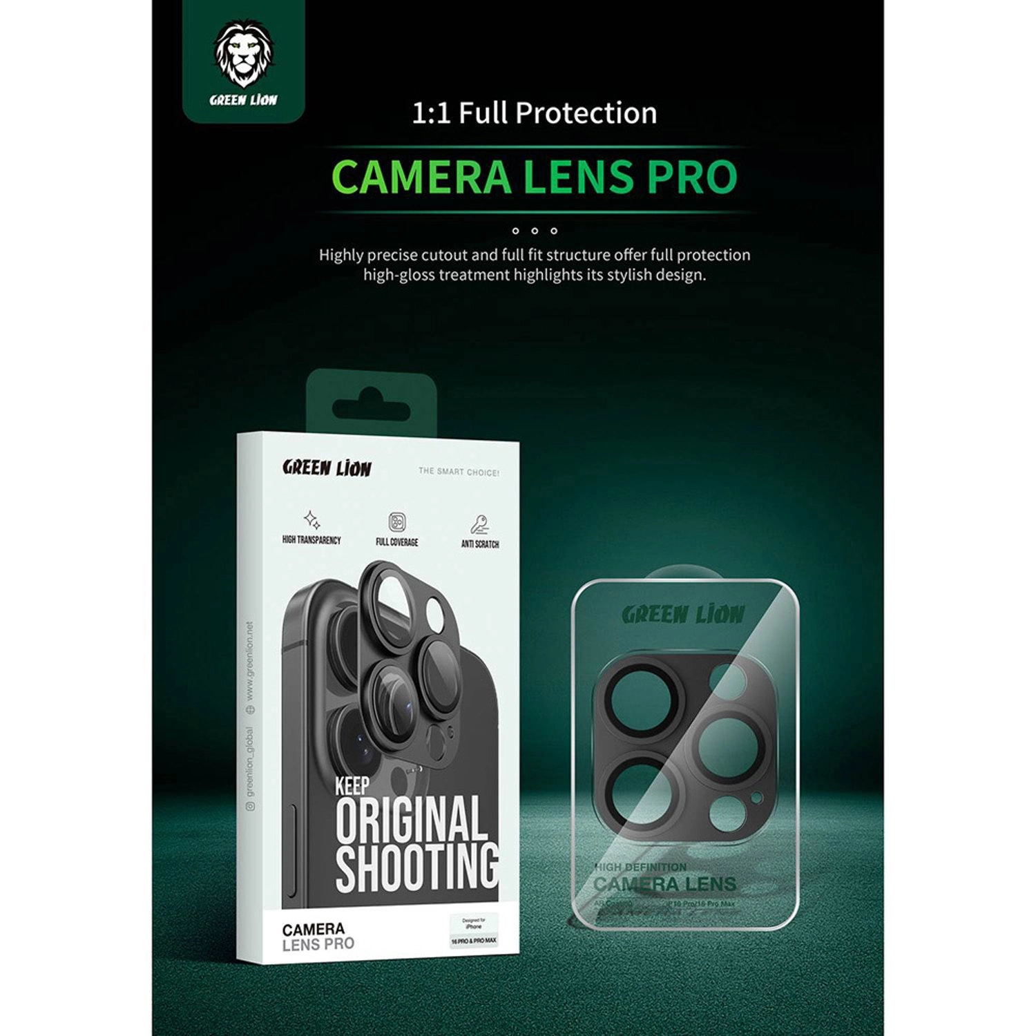HD Aluminium Camera Lens Protector for iPhone 16 Pro/iPhone 16 Pro Max