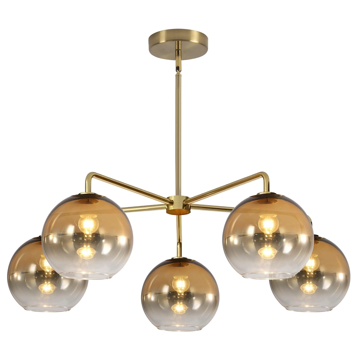 BOKT Modern Farmhouse Pendant Chandelier - Warm white/neutral white/cool white