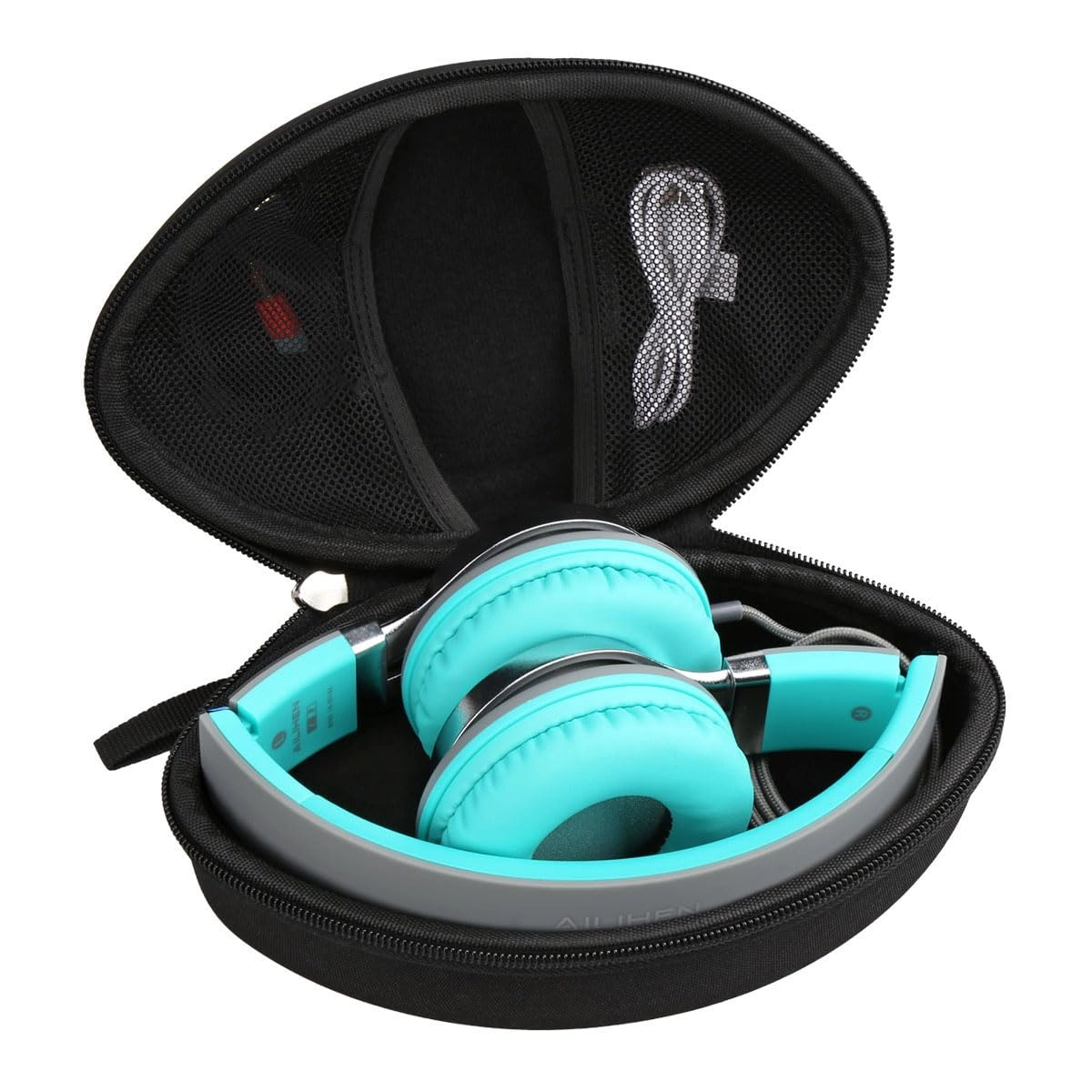 Hard Travel Storage Case for AILIHEN C8, Artix CL750, ELECDER i39 Headphones - Folding Lightweight