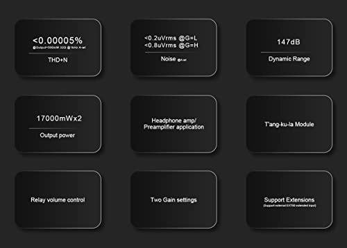A70 Pro - Fully Balanced Relay Volume Control 17000mW*2