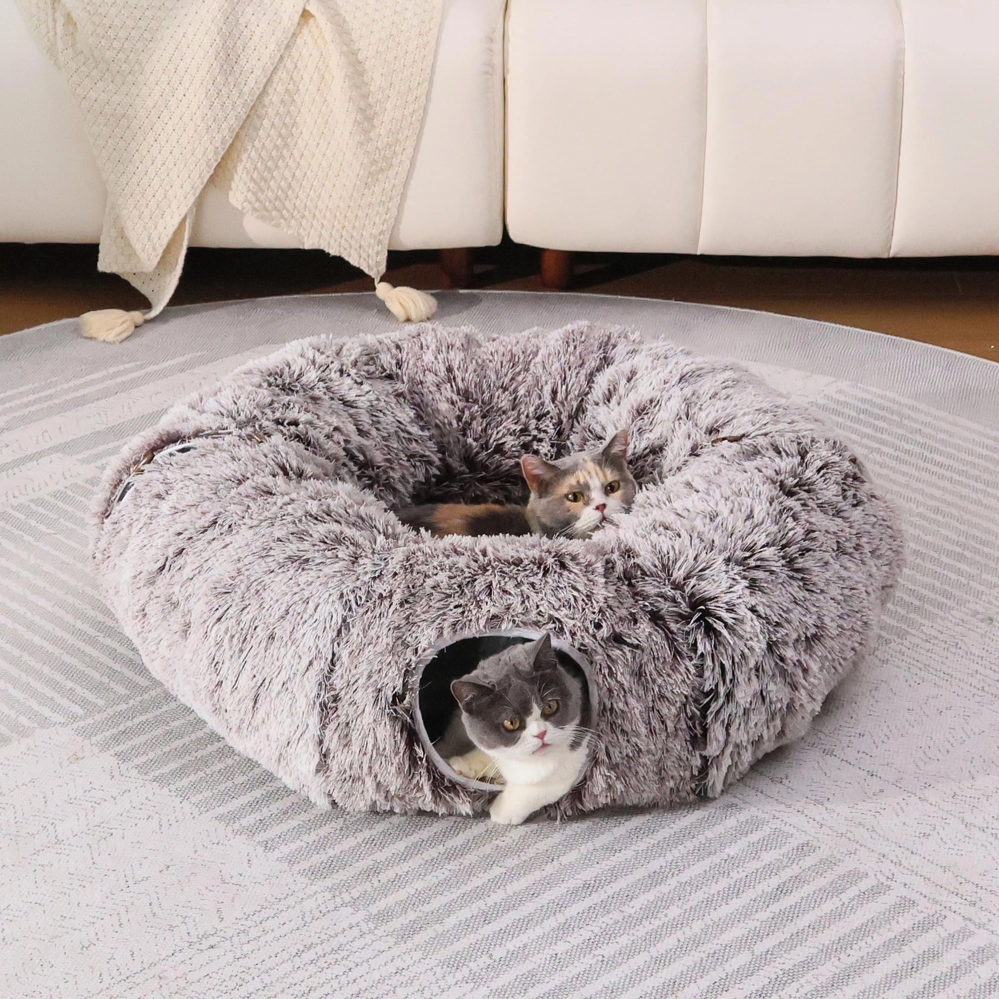 Cat Tunnel - 80L x 80W x 25.9H centimeters Plush